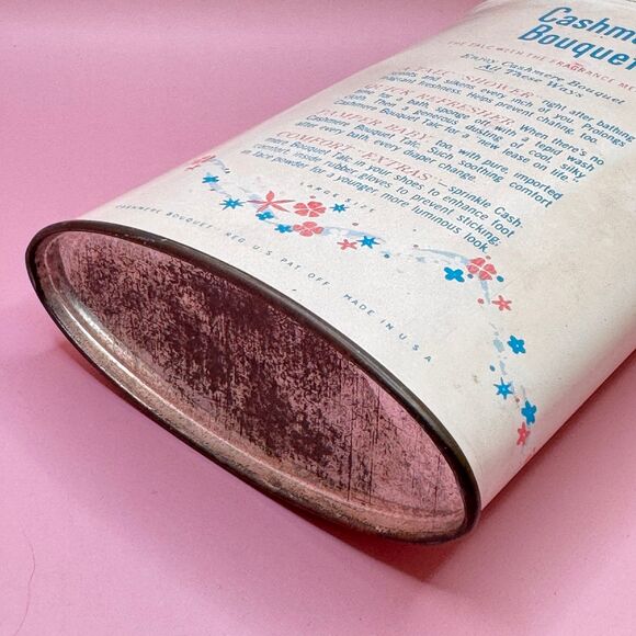CASHMERE BOUQUET Vintage Talcum Powder Tin (Bx 3) - Picture 4 of 9